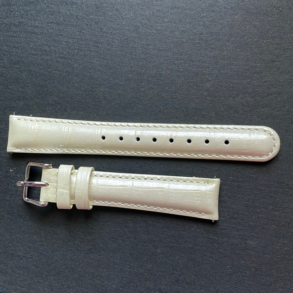 Invicta off white pearl watch band